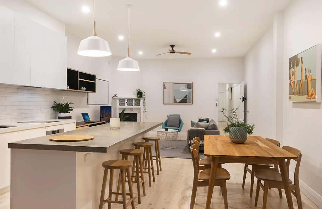 bunnerong rd maroubra pgr projects renovation open plan living