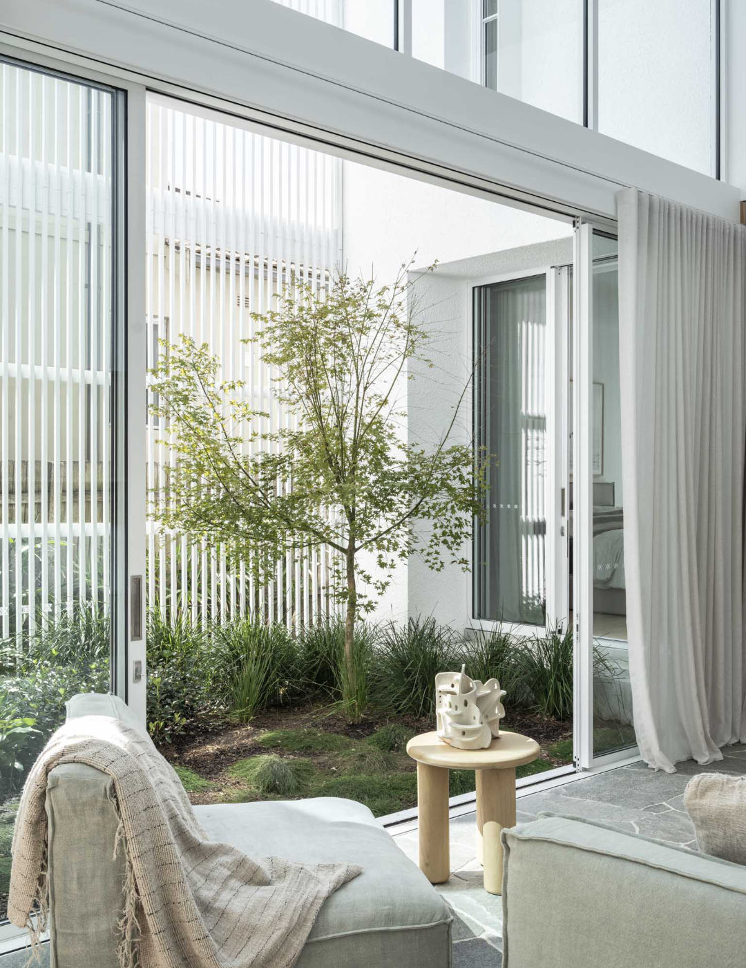 Hastings Parade tranquil courtyard pgr projects hastings pde bondi house tranquil courtyard
